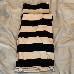 Free people striped maxi skirt